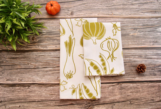 'Fresh Fields' Printed Kitchen Towels, Set of 2