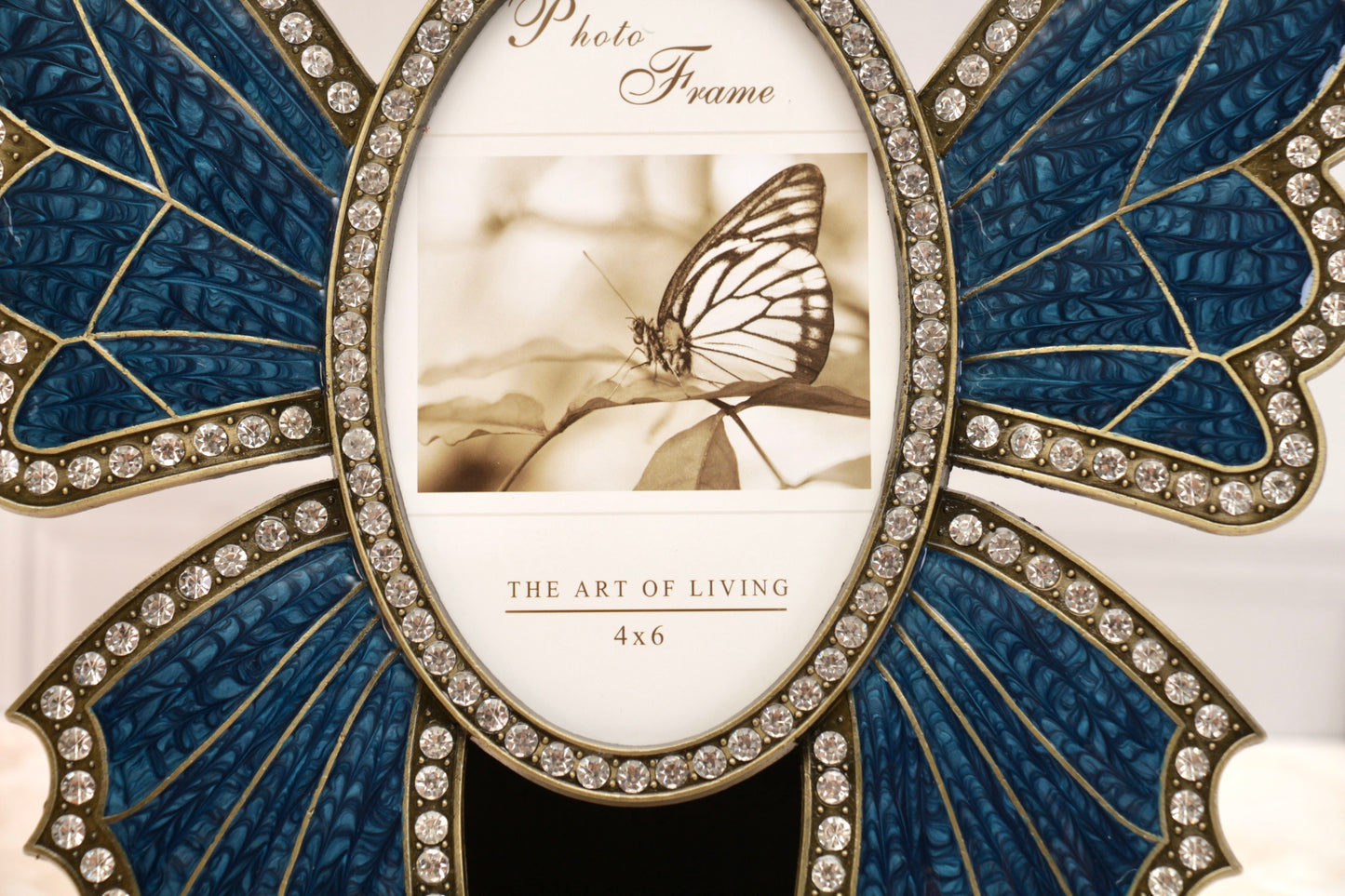 'Blue Butterfly' Photo Frame