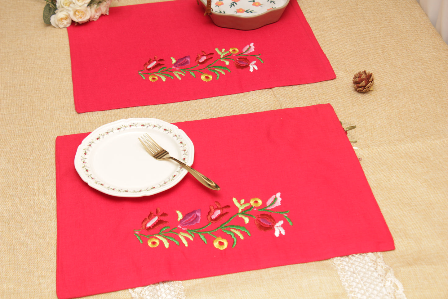 'Ruby' Placemats - Set of 2