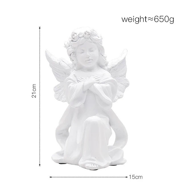 Celeste Angel Statue - White