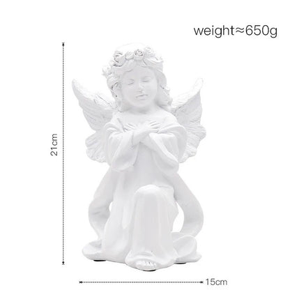 Celeste Angel Statue - White