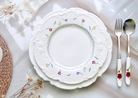 'Wisteria' Ceramic Dessert Plate, 8.5 Inches
