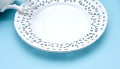 'Anastasia' Ceramic Cup n Saucer, Set of 1