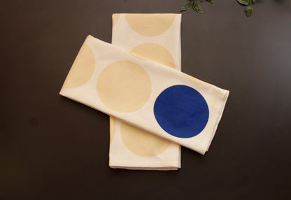 'Polka Dots' Printed Kitchen Towels, Set of 2