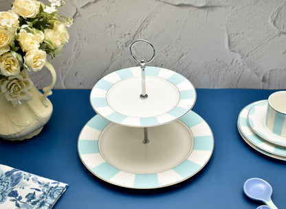 'Tiffany' Ceramic 2 Tier Cake Stand