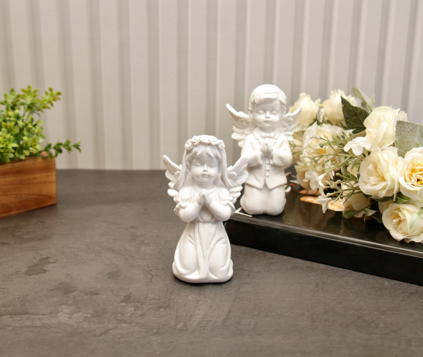 Praying Angels Boy n Girl - Set of 2