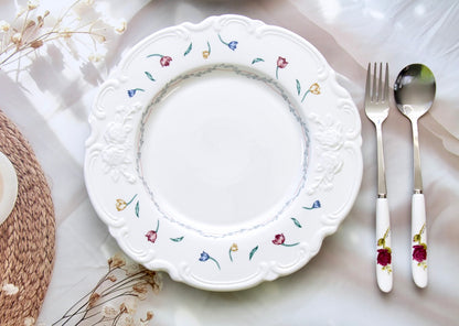 'Wisteria' Ceramic Dinner Plate, 10 Inches