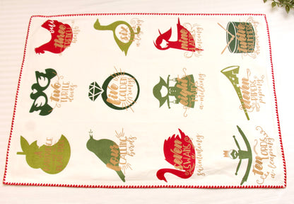 'Rustic Roots' Printed Kitchen Towels, Set of 2