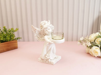 Summer Angel Candle Holder - To the Left