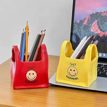 Quirky Ceramic Bowl | Organiser, Yellow