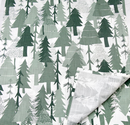 'Pine Trees' Printed Kitchen Towels, Set of 2