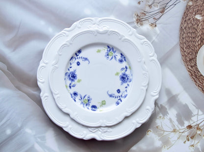 'Astrid' Ceramic Dinner Plate | Blue | 10 Inches
