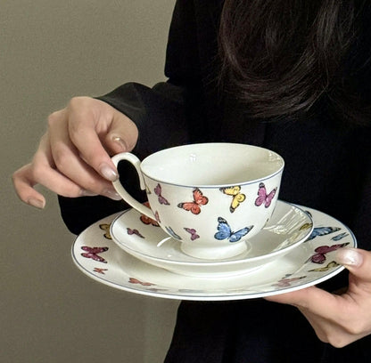 'Chrysalis' Ceramic Cup & Saucer Set Of 1