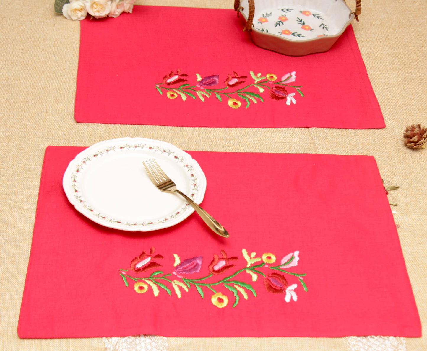 'Ruby' Placemats - Set of 2