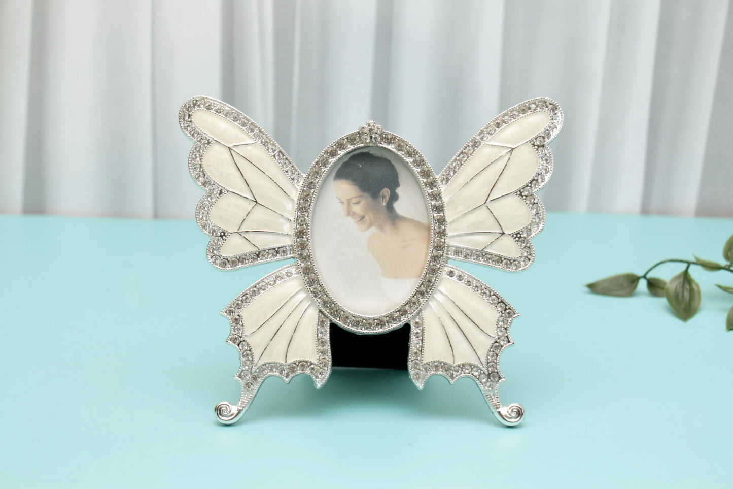 'White Butterfly' Photo Frame