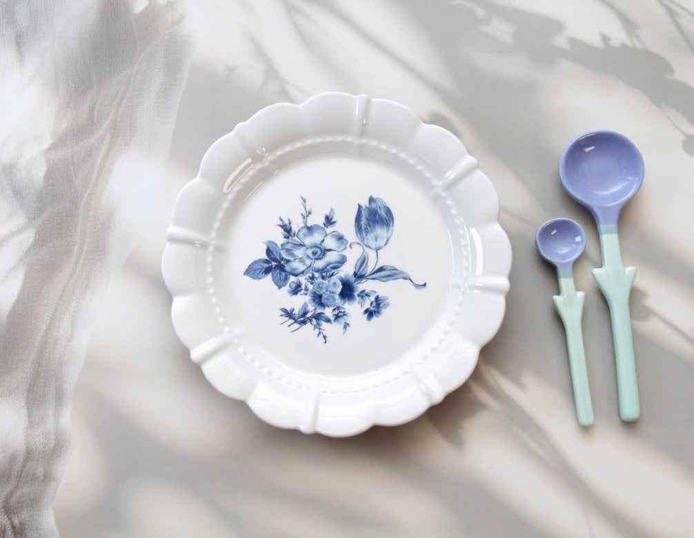 'Bluebell' Ceramic Dessert Plate