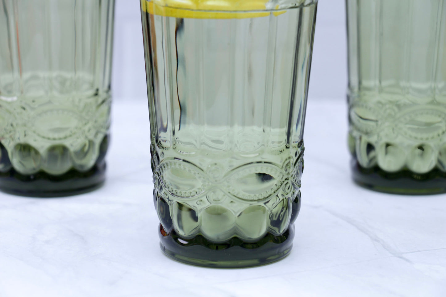'Brooklyn' Glass Tumblers, Set Of 4 - Green