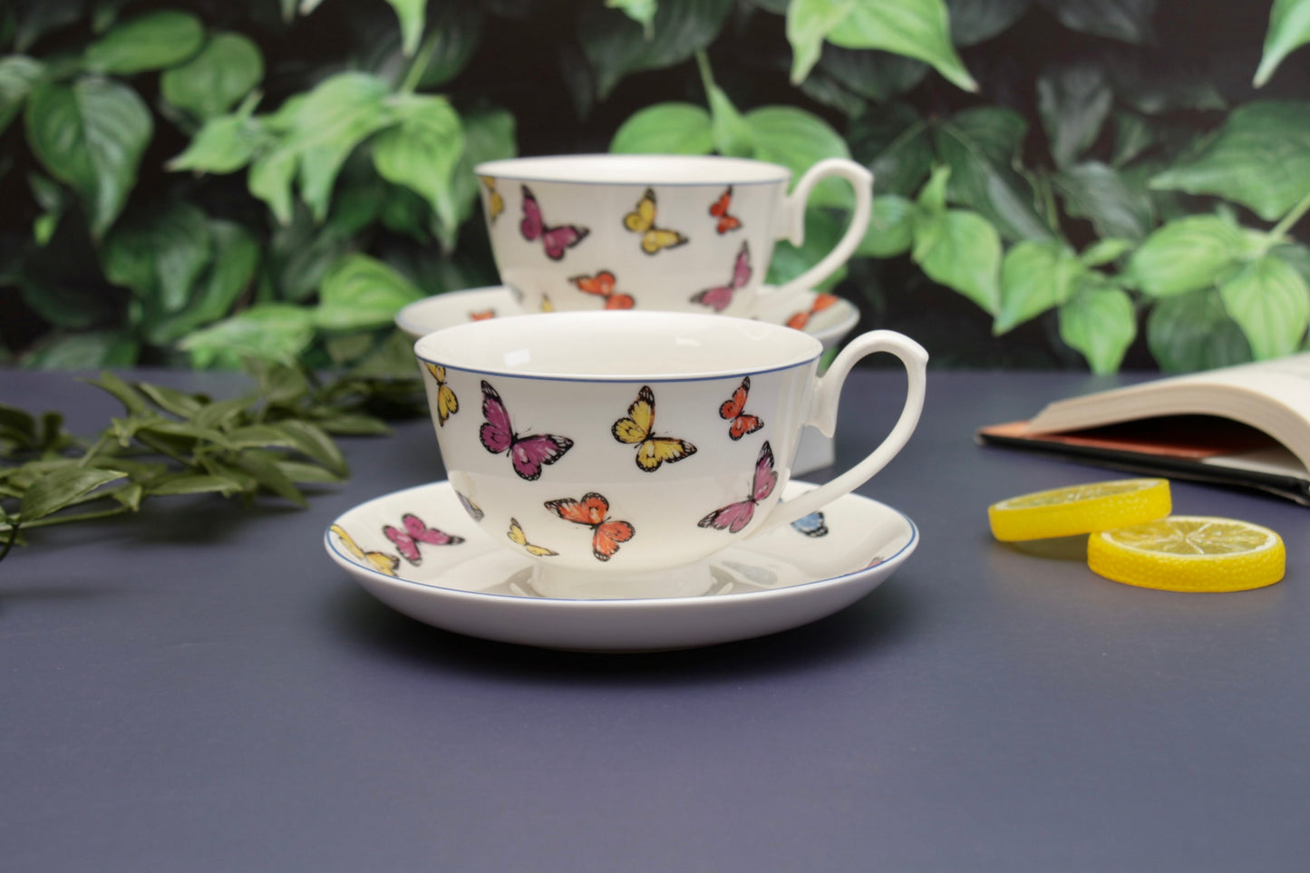 'Chrysalis' Ceramic Cup & Saucer Set Of 1