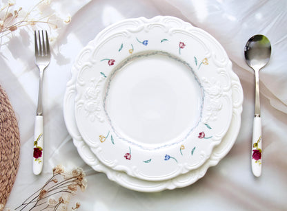'Wisteria' Ceramic Dessert Plate, 8.5 Inches