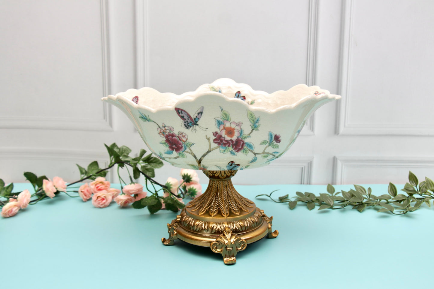 'Enchanted Gardens' Victorian Decorative Bowl