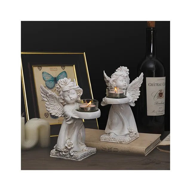 Summer Angel Candle Holder - To the Left