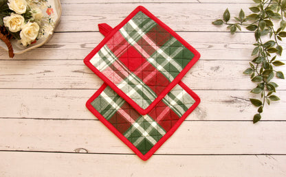 'Mistletoe' Pot Holder Set of 2