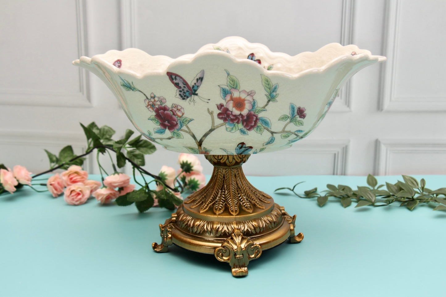 'Enchanted Gardens' Victorian Decorative Bowl