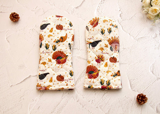 'Meadows' Oven Mittens Set of 2