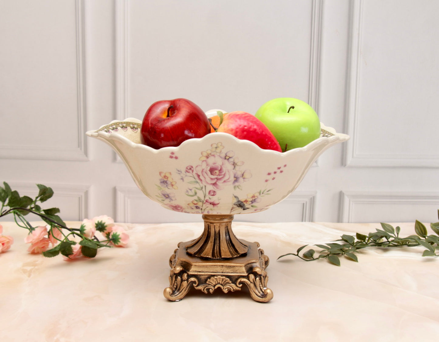 'Celestial Rose' Victorian Decorative Bowl