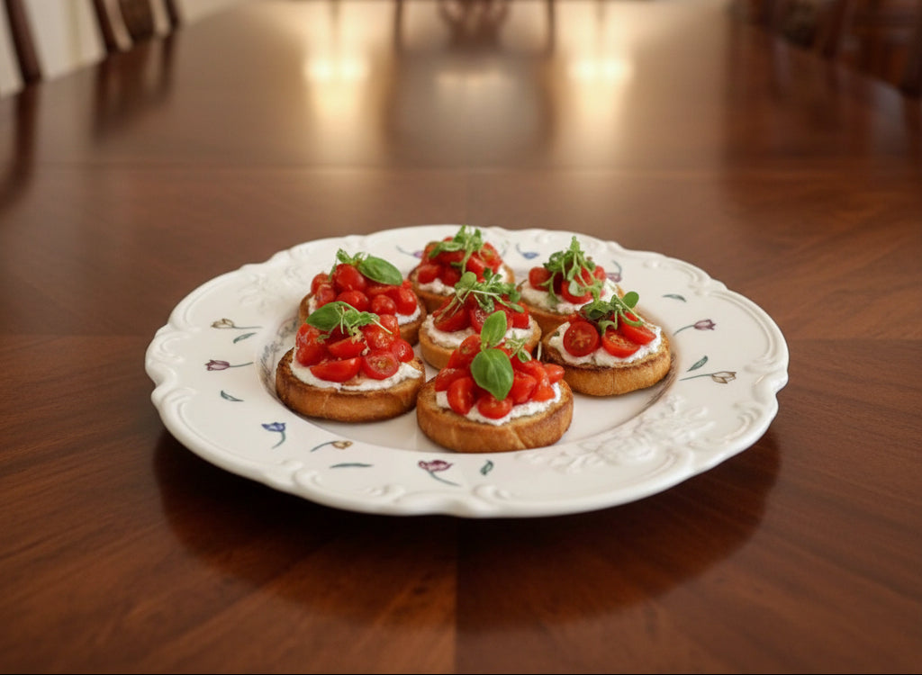 'Wisteria' Ceramic Dessert Plate, 8.5 Inches