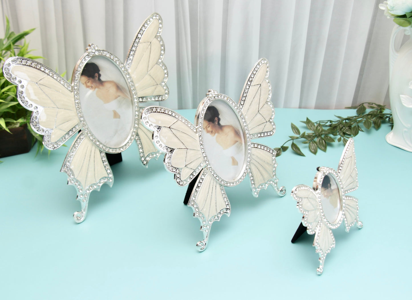 'White Butterfly' Photo Frame