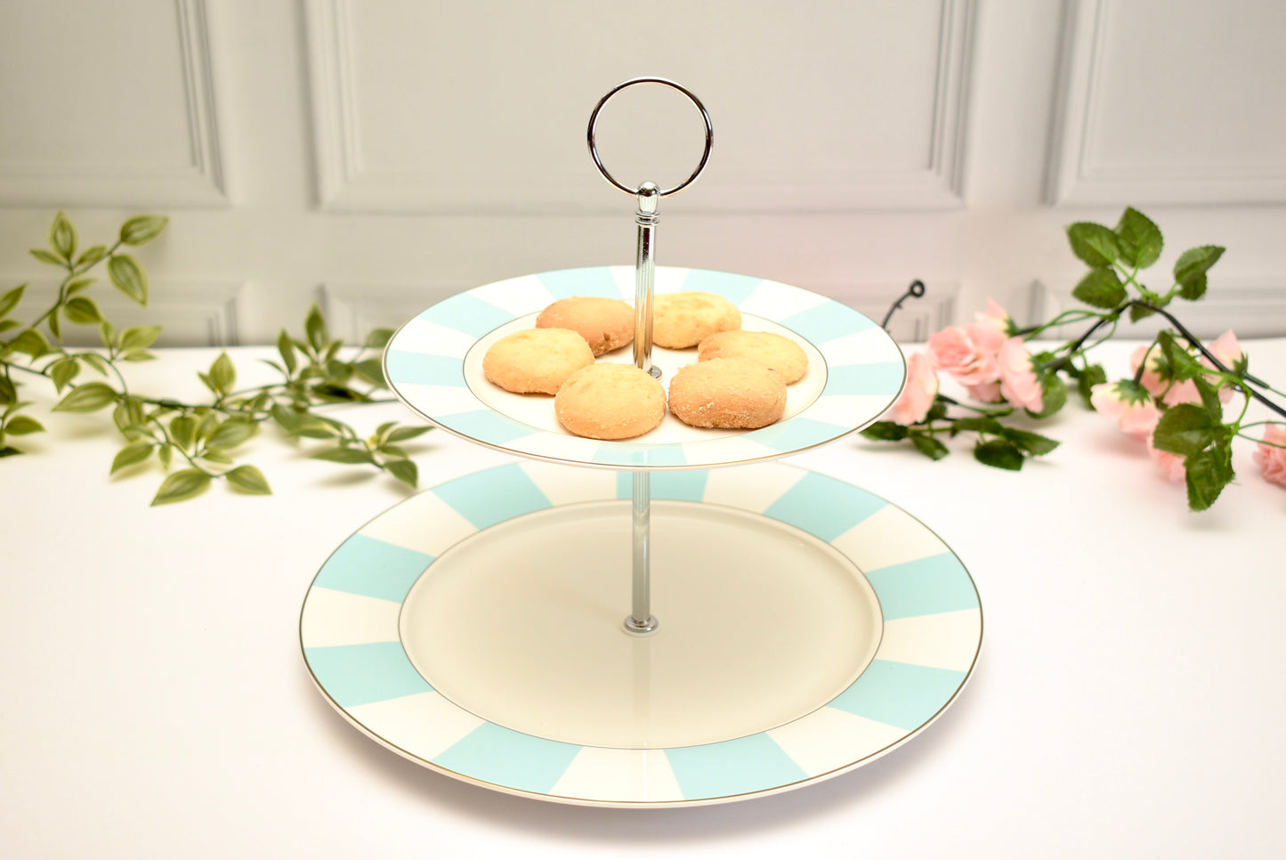 'Tiffany' Ceramic 2 Tier Cake Stand