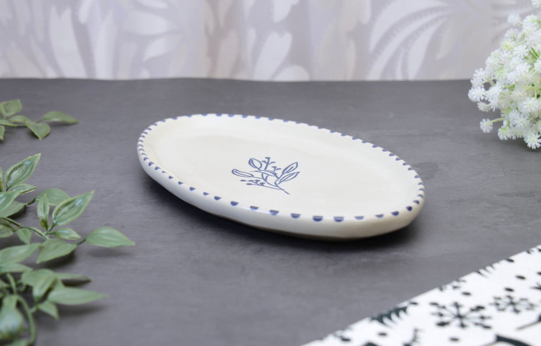 'Wilderberry' Ceramic Oval Platter