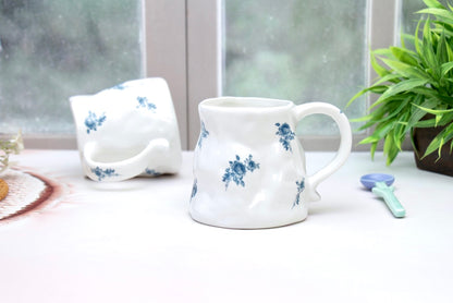 'Zara' Ceramic Coffee Mug, White