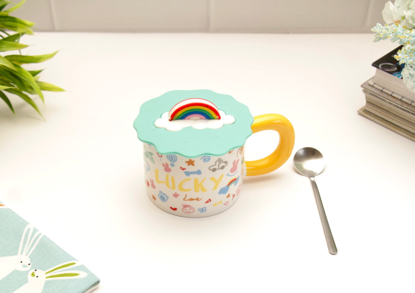 'Sunshine' Ceramic Coffee Mugs - Lucky