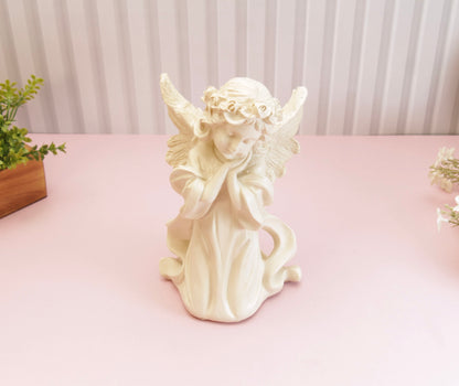 Ariel Angel Figurine - Off White