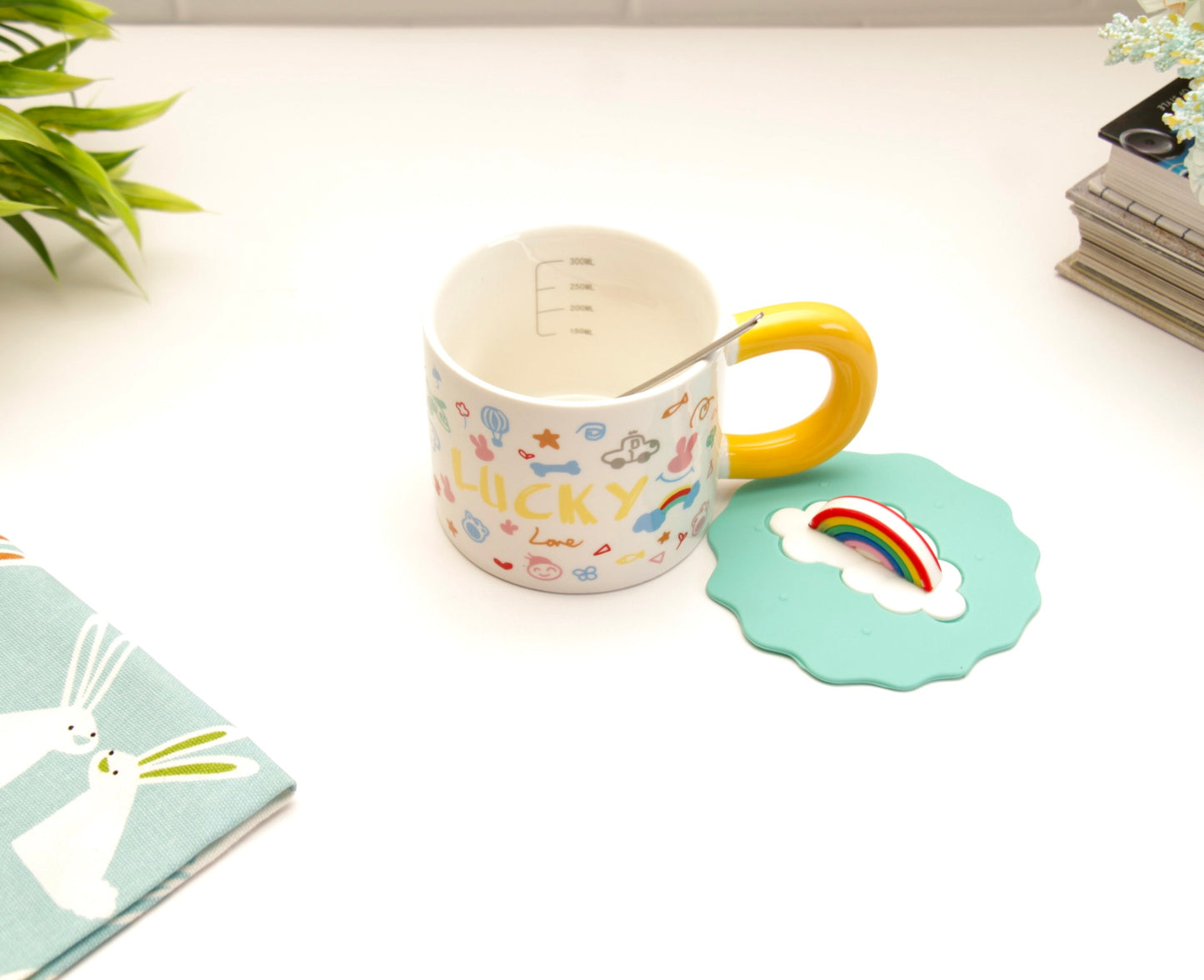 'Sunshine' Ceramic Coffee Mugs - Lucky