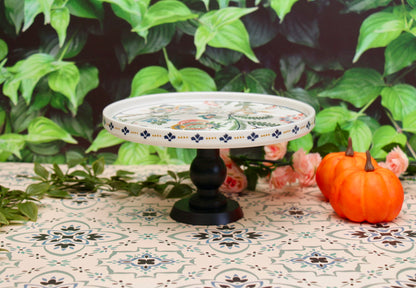 'Meadows' Ceramic Cake Stand, Small