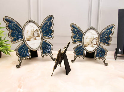 'Blue Butterfly' Photo Frame