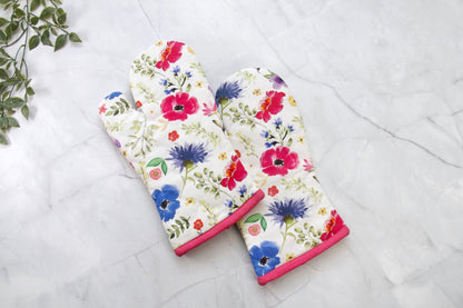 'Pixie Petals' Oven Mittens Set of 2