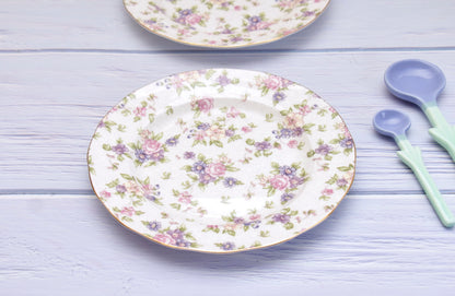 'Lilac' Ceramic Dessert Plate