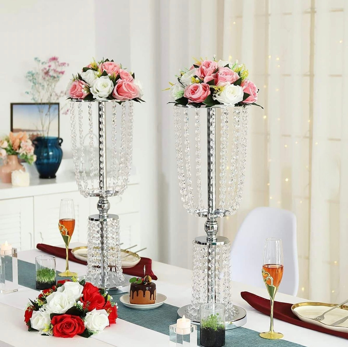 'Lumina' Crystal Glass Centerpiece