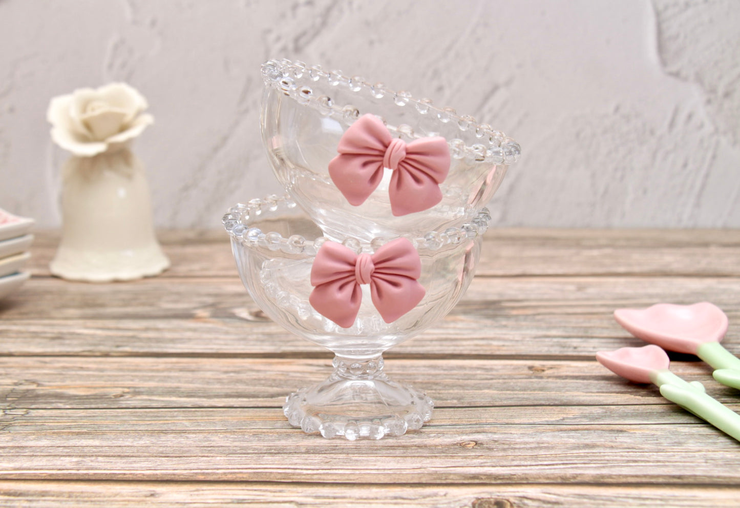 'Bow' Dessert Cup, Set of 2