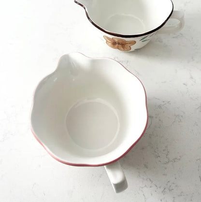 'Mabel' Ceramic Mixing Bowl, Pink