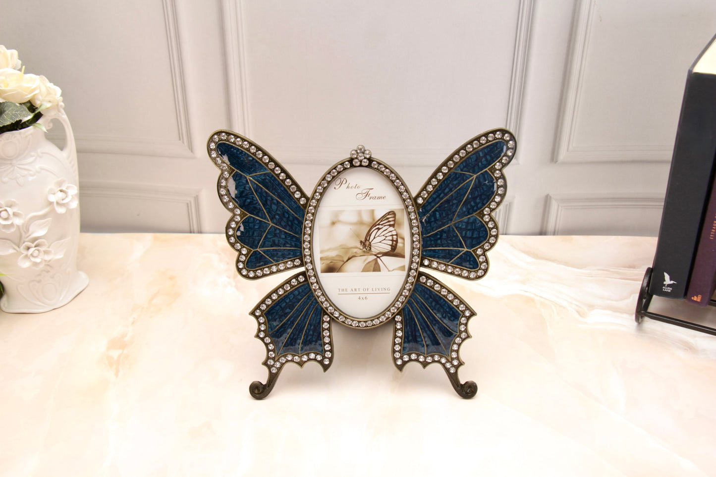 'Blue Butterfly' Photo Frame