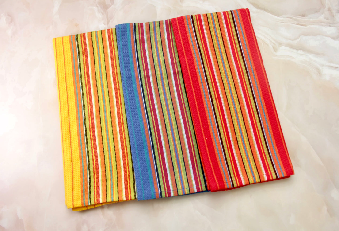 'Striped' Kitchen Towels, Set of 3