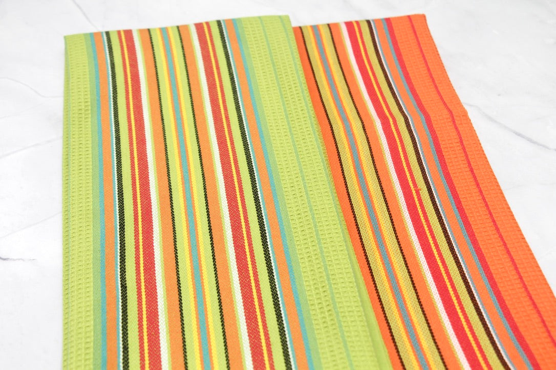 'Striped' Kitchen Towels, Set of 2