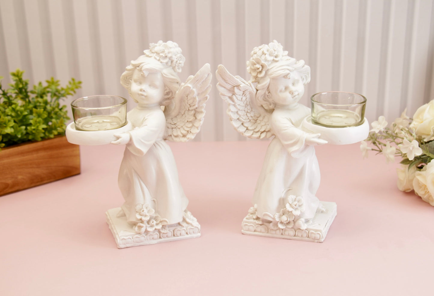 Summer Angel Candle Holder - To the Right