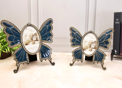 'Blue Butterfly' Photo Frame