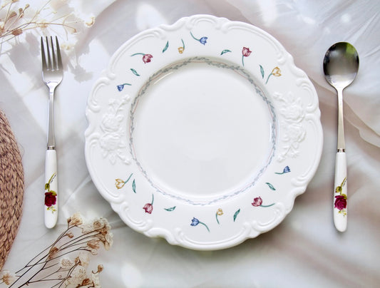 'Wisteria' Ceramic Dinner Plate, 10 Inches